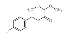 2-Butanone,4-(4-chlorophenyl)-1,1-dimethoxy-结构式
