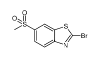 2-Bromo-6-Methanesulfonyl-benzothiazole结构式