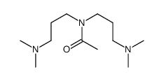 N,N-bis[3-(dimethylamino)propyl]acetamide Structure