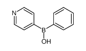 phenyl(pyridin-4-yl)borinic acid Structure