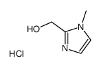 2-hydroxymethyl-1-methylimidazole hydrochloride结构式