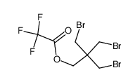 3-bromo-2,2-bis(bromomethyl)propyl 2,2,2-trifluoroacetate Structure