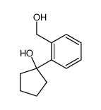 1-(o-Hydroxymethylphenyl)cyclopentanol Structure
