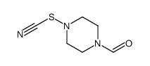 1-Piperazinecarboxaldehyde,4-thiocyanato-(9CI) structure