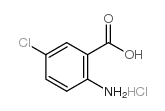 2-氨基-5-氯-苯甲酸盐酸盐结构式