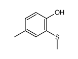 4-methyl-2-methylsulfanylphenol Structure