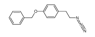 1-azido-2-(4-benzyloxyphenyl)ethane结构式