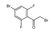 2-Bromo-1-(4-bromo-2,6-difluorophenyl)ethanone结构式