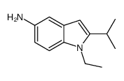 (9ci)-1-乙基-2-(1-甲基乙基)-1H-吲哚-5-胺结构式