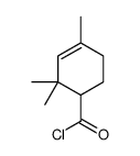 3-Cyclohexene-1-carbonyl chloride, 2,2,4-trimethyl- (9CI) Structure