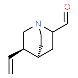 (1S,4S)-5α-Ethenyl-1-azabicyclo[2.2.2]octane-2-carbaldehyde structure