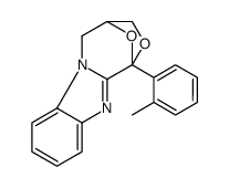 1,4-Epoxy-1H,3H-(1,4)oxazepino(4,3-a)benzimidazole, 4,5-dihydro-1-(2-m ethylphenyl)-结构式