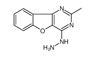 (2-METHYL-BENZO[4,5]FURO[3,2-D]PYRIMIDIN-4-YL)-HYDRAZINE结构式
