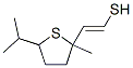 Ethenethiol, 2-[tetrahydro-2-methyl-5-(1-methylethyl)-2-thienyl]- (9CI) Structure