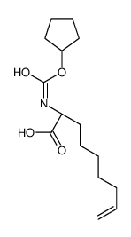 (S)-2-(cyclopentyloxycarbonylamino)non-8-enoic acid structure