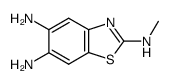 2,5,6-Benzothiazoletriamine,N2-methyl-(9CI) Structure