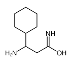 3-AMINO-3-CYCLOHEXYL-PROPIONIC ACID AMIDE结构式