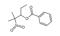 2-methyl-2-nitropentan-3-yl benzoate Structure