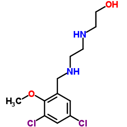 2-({2-[(3,5-Dichloro-2-methoxybenzyl)amino]ethyl}amino)ethanol Structure