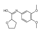 2-Furancarboxamide,N-(3,4-dimethoxyphenyl)tetrahydro-(9CI) Structure