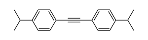 1,2-bis(4-isopropylphenyl)acetylene结构式
