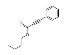 butyl 3-phenylprop-2-ynoate Structure