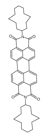 2,9-Di(cyclododecyl)-anthra2,1,9-def:6,5,10-d'e'f'diisoquinoline-1,3,8,10-tetrone结构式