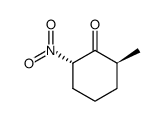 trans-6-methyl-2-nitrocyclohexanone结构式