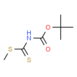 Thioimidodicarbonic acid ((HO)C(O)NHC(S)(SH)), O-(1,1-dimethylethyl) S-结构式