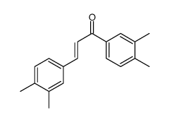 1,3-bis(3,4-dimethylphenyl)prop-2-en-1-one Structure