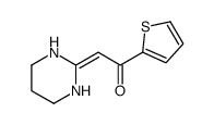 2-(1,3-diazinan-2-ylidene)-1-thiophen-2-ylethanone Structure