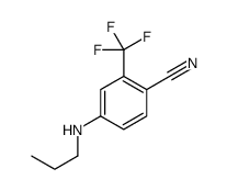 4-(propylamino)-2-(trifluoromethyl)benzonitrile Structure