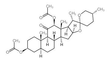 3-Hydroxyandrostane-11,17-dione结构式