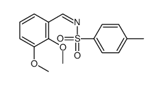 N-[(2,3-dimethoxyphenyl)methylidene]-4-methylbenzenesulfonamide结构式