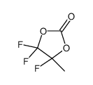 4,4,5-trifluoro-5-methyl-1,3-dioxolan-2-one结构式