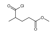 methyl 5-chloro-4-methyl-5-oxopentanoate结构式