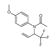 N-(4-methoxyphenyl)-N-(1,1,1-trifluorobut-3-en-2-yl)acetamide Structure