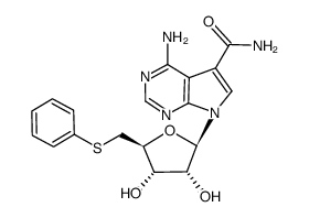 5'-deoxy-5'-(phenylthio)sangivamycin Structure