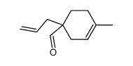 1-allyl-4-methyl-3-cyclohexene-1-carboxaldehyde结构式