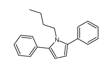 1-butyl-2,5-diphenylpyrrole Structure