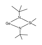 Me2Si(μ-NtBu)2Ge Structure