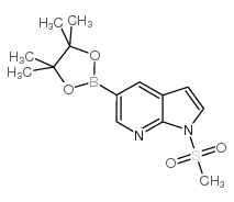 1-(METHYLSULFONYL)-5-(4,4,5,5-TETRAMETHYL-1,3,2-DIOXABOROLAN-2-YL)-1H-PYRROLO[2,3-B]PYRIDINE picture