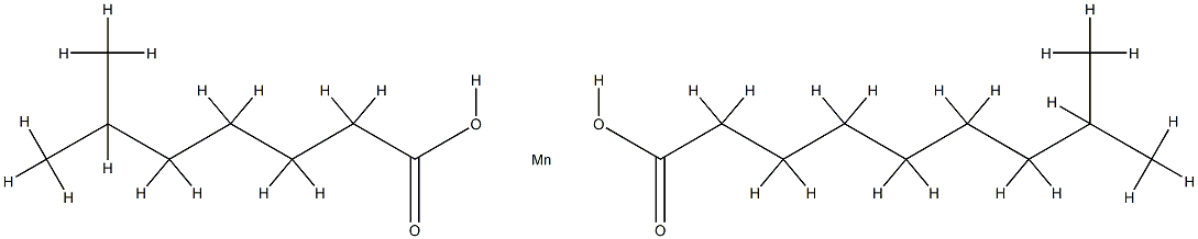 (isodecanoato-O)(isooctanoato-O)manganese Structure