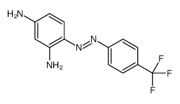 4-[[4-(trifluoromethyl)phenyl]diazenyl]benzene-1,3-diamine结构式
