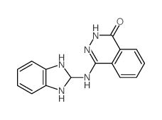 1(2H)-Phthalazinone,4-[(2,3-dihydro-1H-benzimidazol-2-yl)amino]- Structure