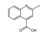 2-iodo-quinoline-4-carboxylic acid结构式