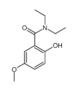 N,N-diethyl-2-hydroxy-5-methoxybenzamide结构式