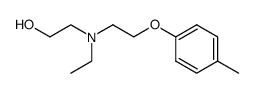 2-[ethyl-(2-p-tolyloxy-ethyl)-amino]-ethanol结构式
