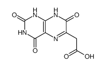 (2,4,7-trioxo-1,2,3,4,7,8-hexahydro-pteridin-6-yl)-acetic acid Structure