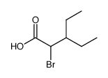 3-ethyl-2-bromo-valeric acid Structure